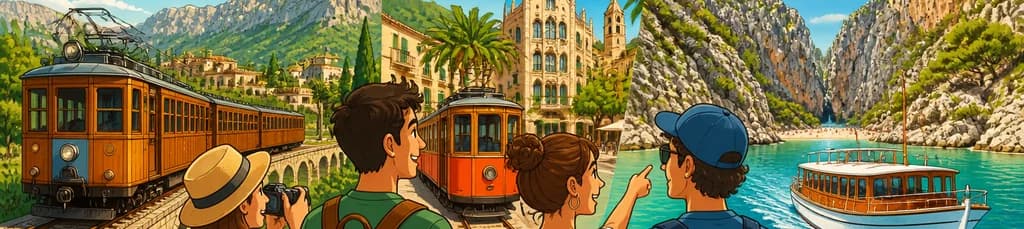 Aventura autoguiada por Mallorca: de Palma a Sa Calobra en tren, tranvía y barco