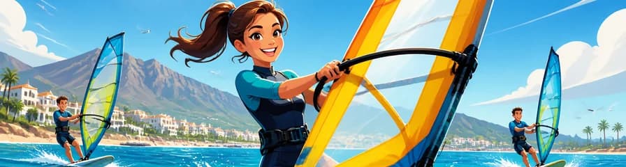 Curso de Windsurf Dinámico para Principiantes: Segunda Sesión en la Costa del Sol