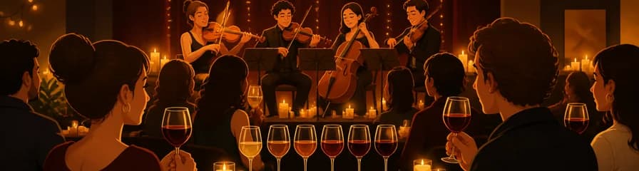 Candlelight Wine: la experiencia de una cata de vinos narrada con música