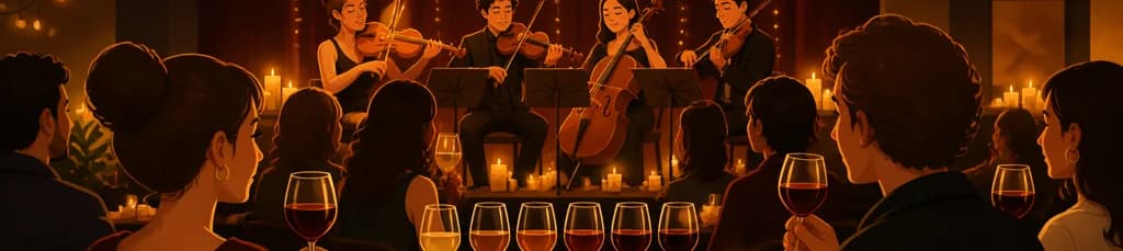 Candlelight Wine: la experiencia de una cata de vinos narrada con música