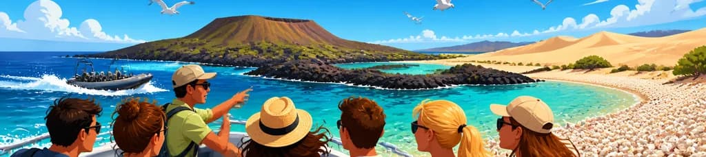 Descubre Isla Lobos, Playa Palomitas y Dunas de Corralejo en una visita guiada para grupos reducidos