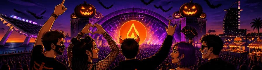 Celebración del tercer aniversario de Fury y Halloween en el Balla Barcelona Festival