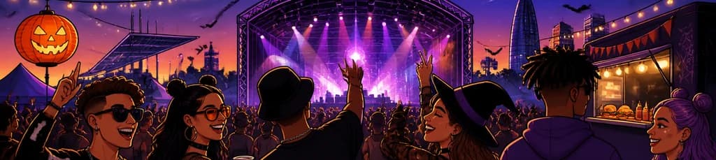 Celebra Halloween al Aire Libre con Hop on The Top en el Balla Barcelona Festival