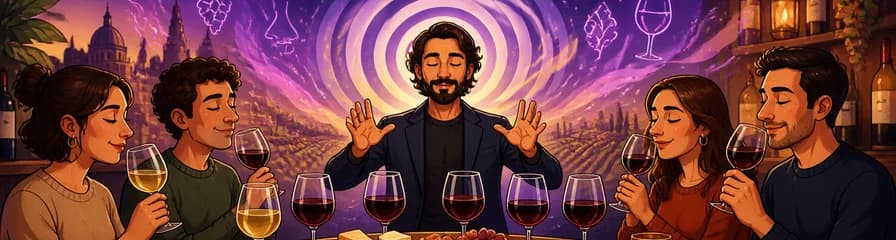 Descubre el vino de una forma única: Cata bajo hipnosis en Madrid