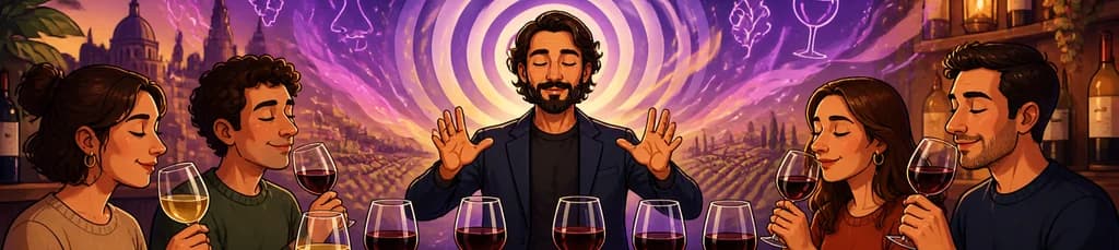 Descubre el vino de una forma única: Cata bajo hipnosis en Madrid