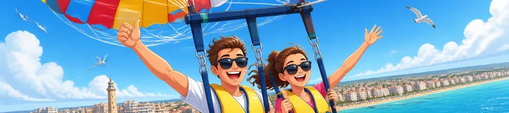 Experimenta el parasailing en Torrevieja