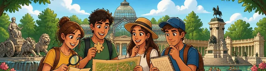 Juego de Puzles al Aire Libre "Secretos de Madrid" en el Parque de El Retiro