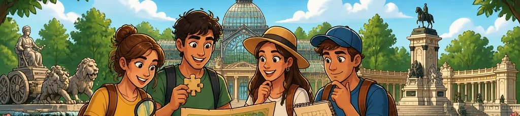 Juego de Puzles al Aire Libre "Secretos de Madrid" en el Parque de El Retiro