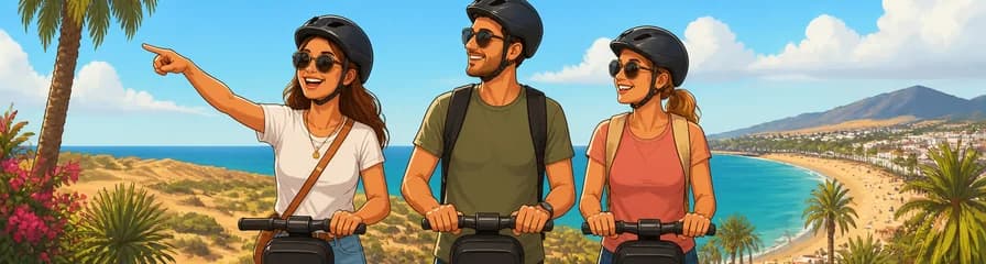 Vive la experiencia de un recorrido panorámico en Segway por Gran Canaria