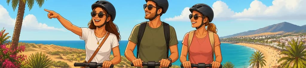 Vive la experiencia de un recorrido panorámico en Segway por Gran Canaria