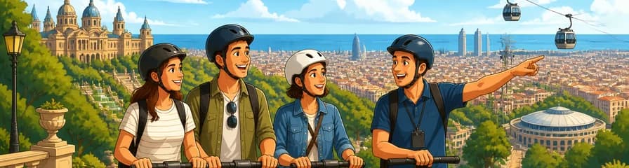 Recorrido en Segway de tres horas por el Castillo de Montjuïc