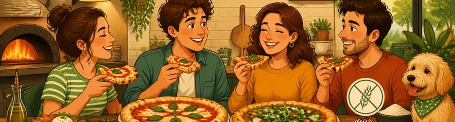 Menús Celia & Co en Can Pizza Universitat: Opciones Tradicionales y Sin Gluten