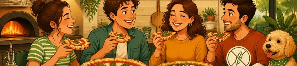 Menús Celia & Co en Can Pizza Universitat: Opciones Tradicionales y Sin Gluten