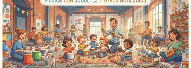Experimenta la Música con Juguetes y Otros Artilugios en la Casa del Lector