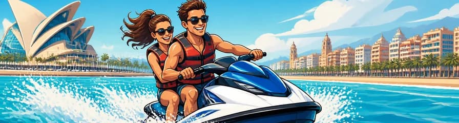 Excursión de treinta minutos en moto acuática