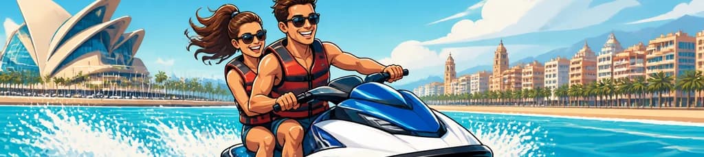 Excursión de treinta minutos en moto acuática