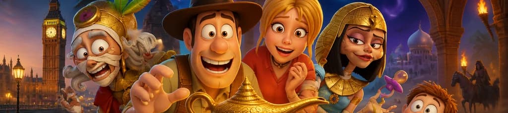 Disfruta de la película "Tadeo Jones y La Lámpara Maravillosa"