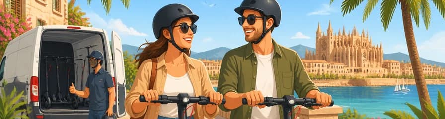 Arriendo de patinete eléctrico prémium con servicio de entrega opcional