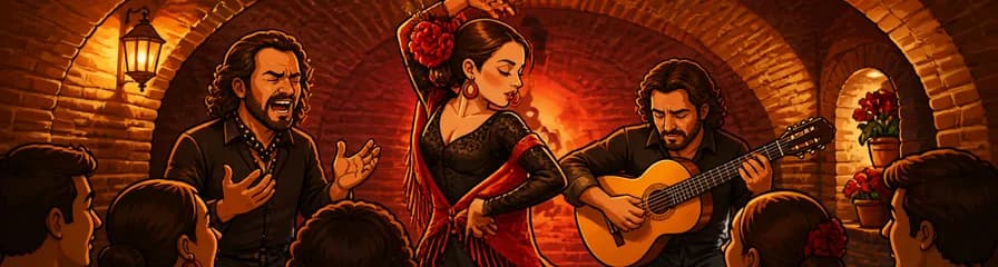 Madrid: Auténtico Espectáculo Flamenco en Tablao o Cueva con Bebida
