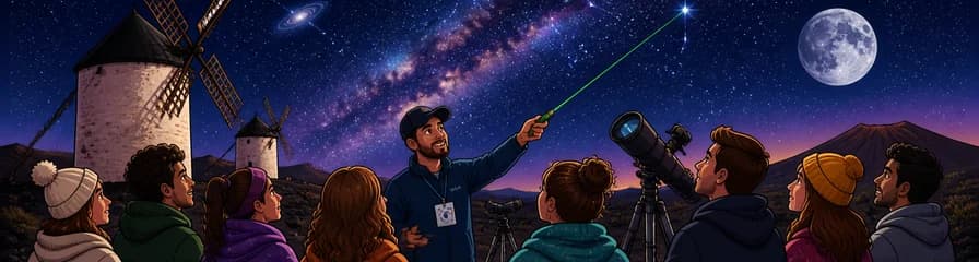 Contemplación estelar con guía Starlight en la zona de Los Molinos