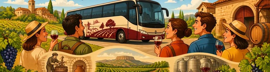 Viaje en el Bus del Vino Somontano: Recorrido por la Historia y la Tradición Vitivinícola