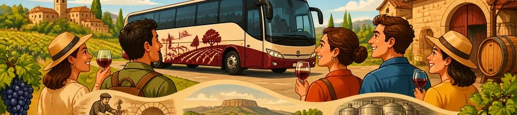 Viaje en el Bus del Vino Somontano: Recorrido por la Historia y la Tradición Vitivinícola