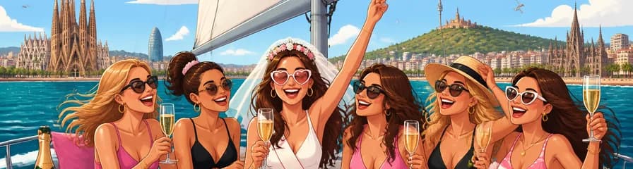 Celebra tu despedida de soltera en un crucero privado en velero desde Barcelona