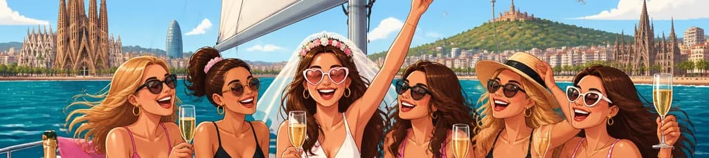 Celebra tu despedida de soltera en un crucero privado en velero desde Barcelona