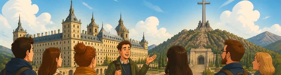 Exploración privada de El Escorial y el Valle de los Caídos en monovolumen de lujo