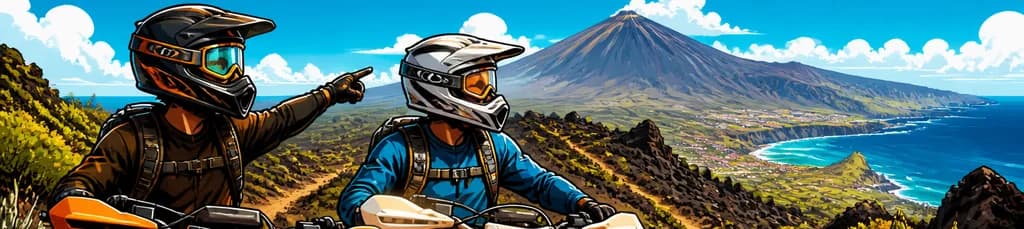 Descubre Tenerife en una excursión privada de aventura en moto