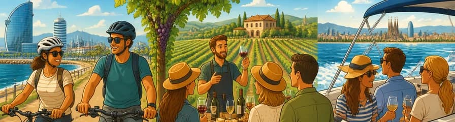 Aventura en 4WD por los viñedos del Penedés con cata de vinos y cava desde Barcelona