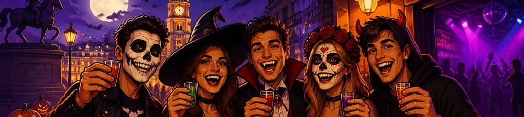 SCARY HALLOWEEN: Recorrido de bares y celebración privada en el corazón de Madrid