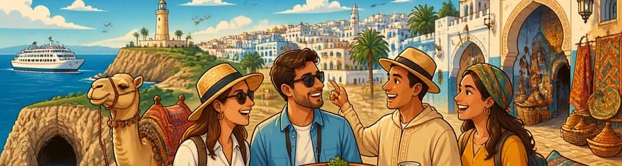 Tour privado a Tánger con salida desde Gibraltar, incluyendo paseo en camello y almuerzo