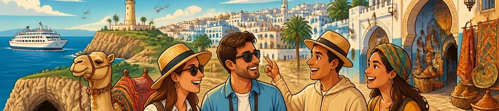 Tour privado a Tánger con salida desde Gibraltar, incluyendo paseo en camello y almuerzo