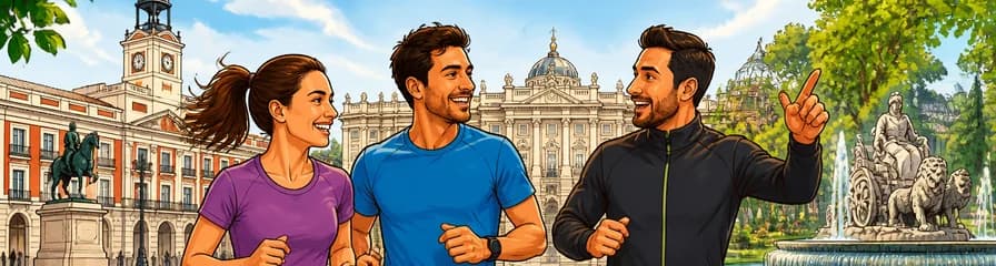 Recorrido privado de running por el centro de Madrid y el Parque del Retiro