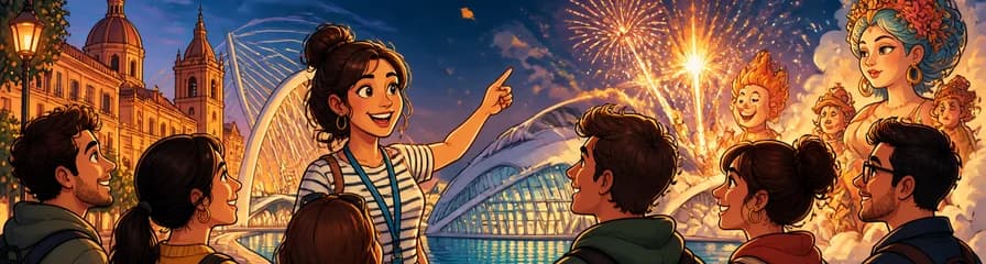 ¡Descubre Valencia de forma auténtica! Tour local secreto con hasta un 50% de descuento y pirotecnia tradicional