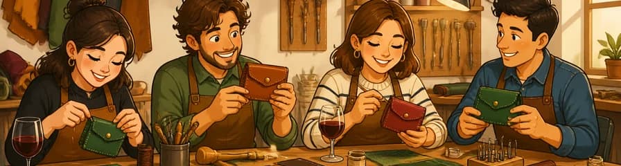 Taller para crear tu propio monedero de cuero