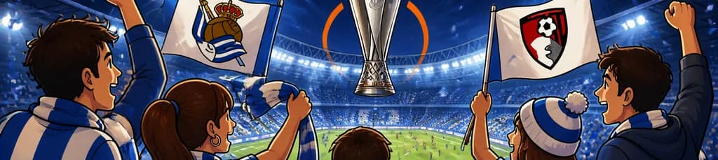 Partido de la UEFA Europa League: Real Sociedad contra AFC Bournemouth
