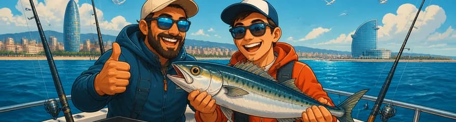 Aventura de pesca en Barcelona: paquete integral con guía y equipo