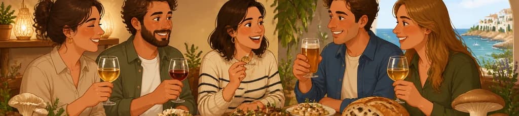 Degustación culinaria de setas cultivadas en Menorca (sin recorrido por el cultivo)