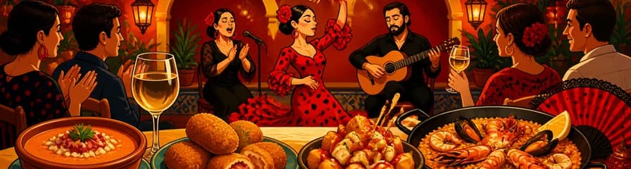 Velada Flamenca: Cena y Espectáculo Inolvidable