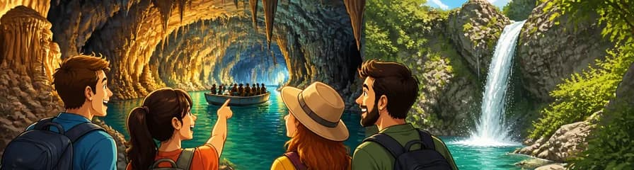 Aventura de un día completo: exploración de las Cuevas de San José y visita a la cascada de verano