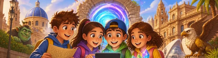 Juego de escape al aire libre en Valencia: El Portal Mágico para niños