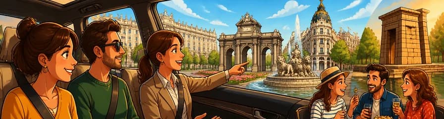 Recorrido Privado Panorámico por Madrid en Coche con Guía
