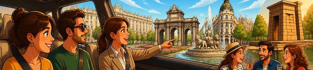 Recorrido Privado Panorámico por Madrid en Coche con Guía