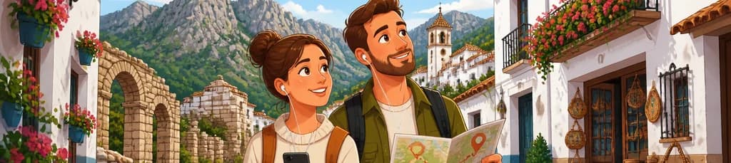 Paseo peatonal autoguiado por la espléndida Grazalema