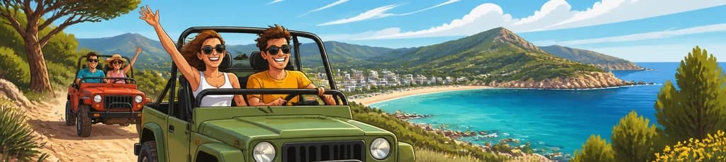 Recorridos en minijeep por Cala Millor y Cala Bona: ¡una experiencia inolvidable!
