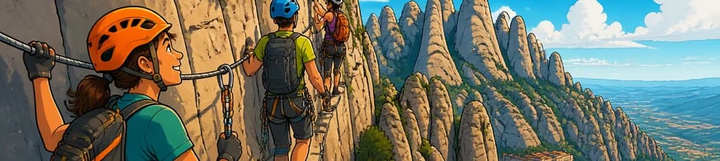 Aventura en la Vía Ferrata Canal de les Dames