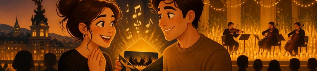 Adquiere una tarjeta de regalo para los conciertos Candlelight en Madrid
