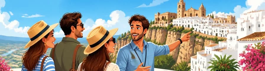 Excursión privada de ocho horas a los Pueblos Blancos con salida desde Cádiz